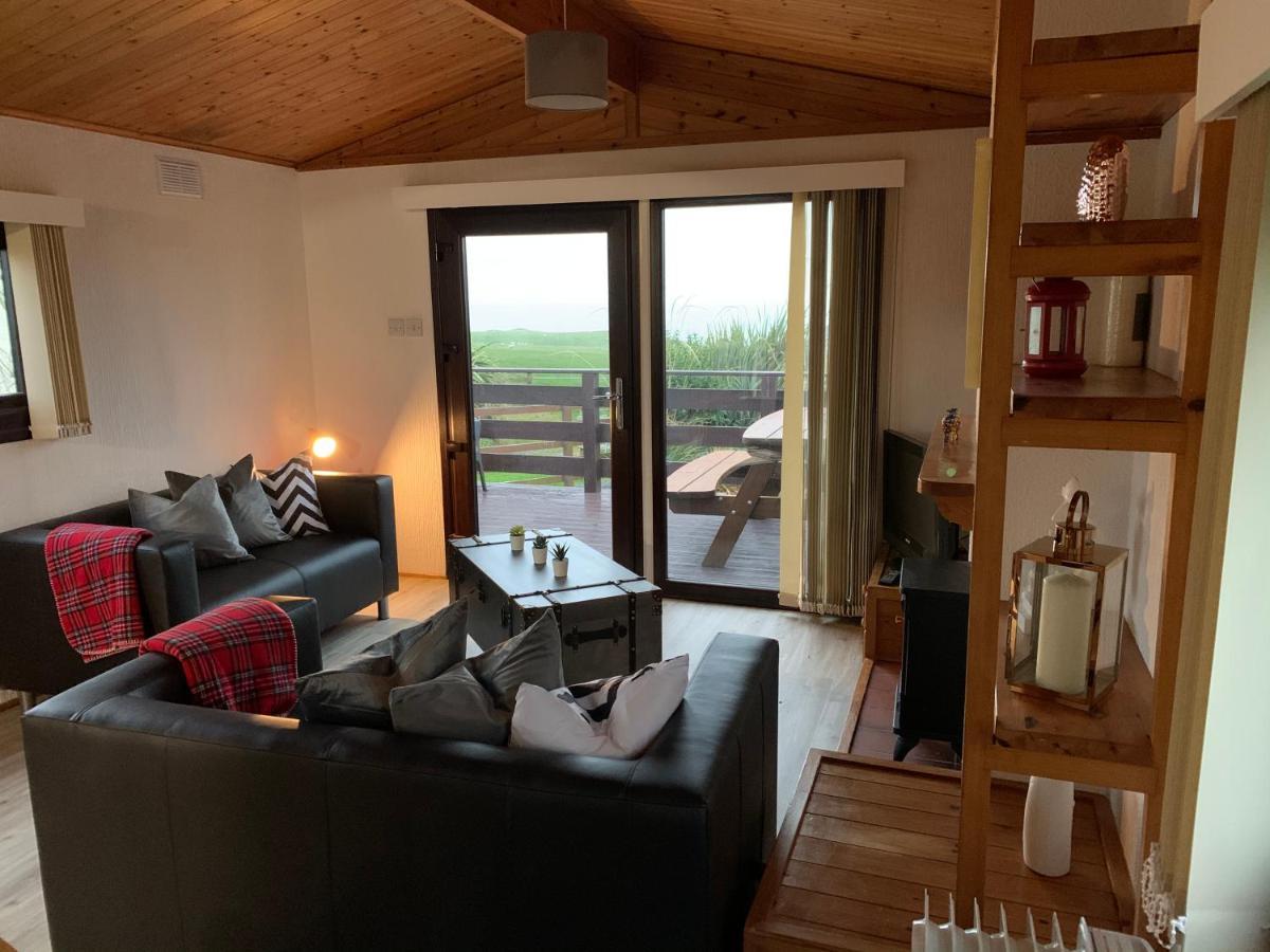 Lodge Cabin With Fabulous Views - Farm Holiday Stranraer Exteriör bild