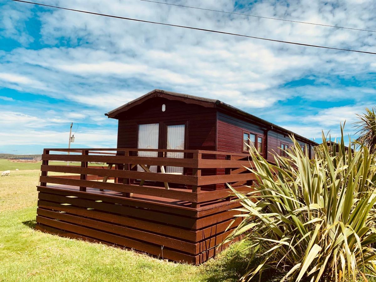 Lodge Cabin With Fabulous Views - Farm Holiday Stranraer Exteriör bild