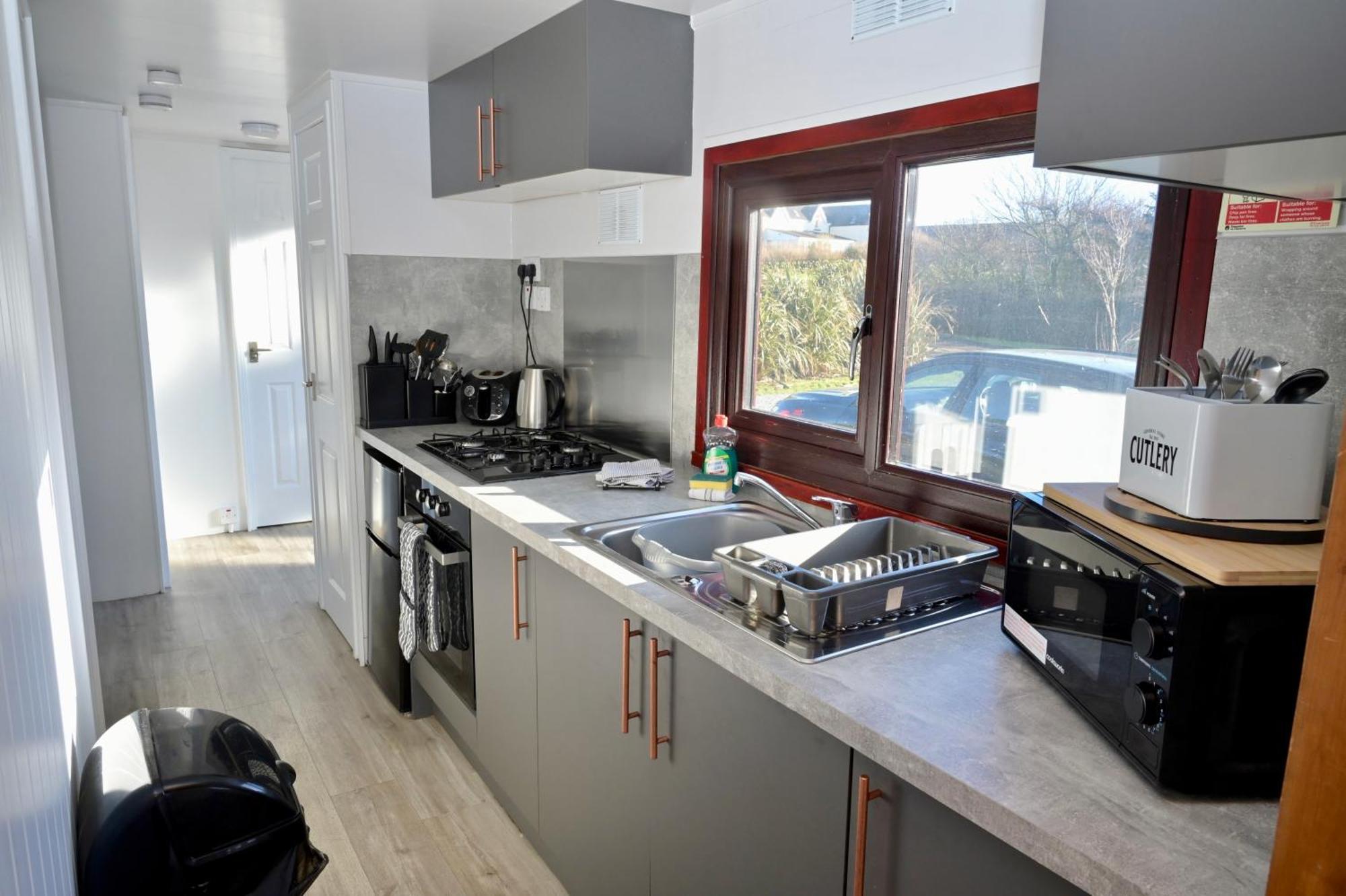 Lodge Cabin With Fabulous Views - Farm Holiday Stranraer Exteriör bild