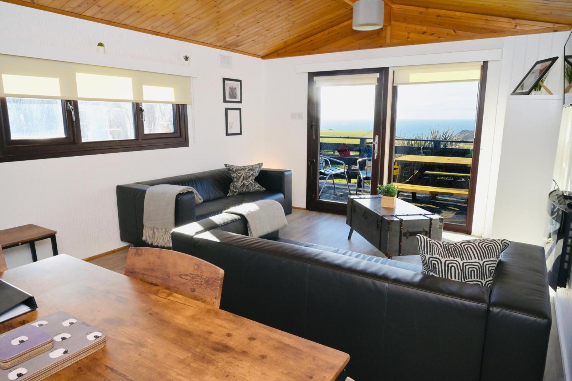Lodge Cabin With Fabulous Views - Farm Holiday Stranraer Exteriör bild