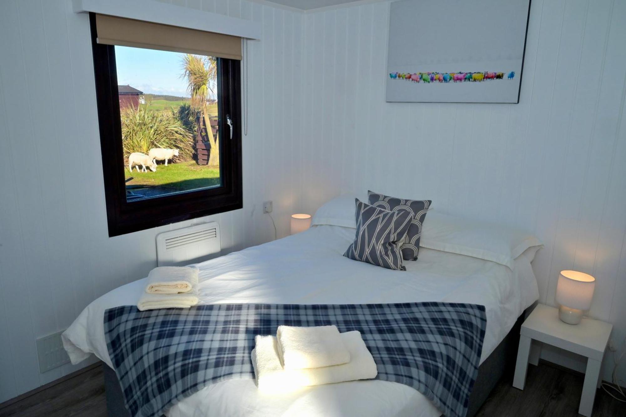 Lodge Cabin With Fabulous Views - Farm Holiday Stranraer Exteriör bild